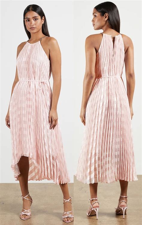 Ted Baker Pleated Midi Dress Elegant Understated And Perfect For Summer Wedding Guests Featu