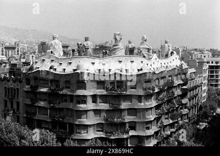 Casa Milá auch la Pedrera genannt ist ein Wohnhaus das zwischen