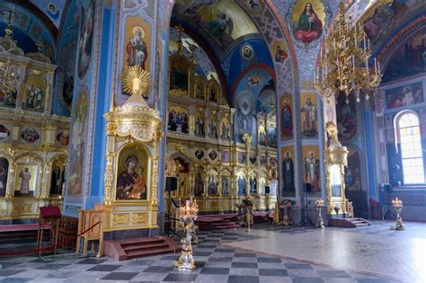 Interior Cones No Mosteiro De Valaam Da Catedral Ortodoxa Russa