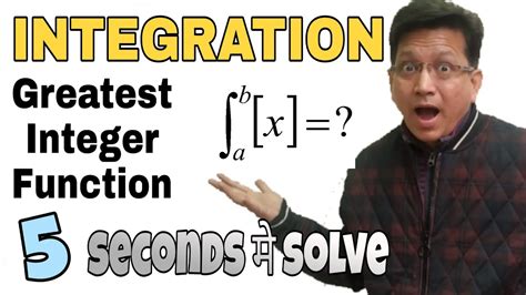 Integration Shortcut Method Calculus Tricks Greatest Integer Function Class 12 Maths