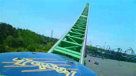 Kingda Ka Front Row 4k 60 Fps Pov Six Flags Great Adventure Youtube