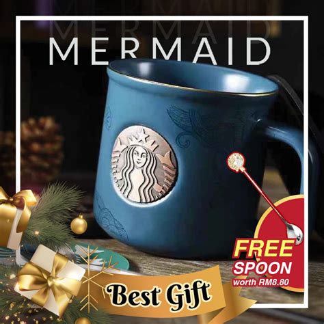 PREMIUM Starbucks Siren Mermaid Fish Scale Mug Cup Classic 星巴克高品质咖啡杯