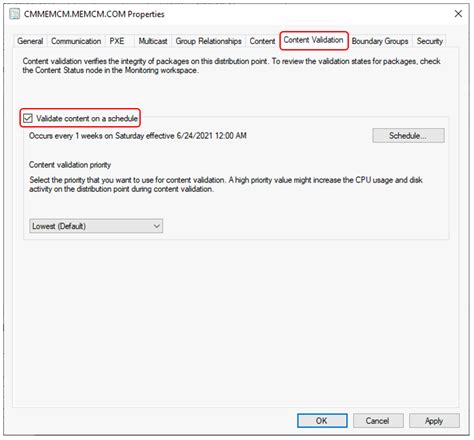 Dp Content Validation Options In Sccm Easy Method Htmd Blog