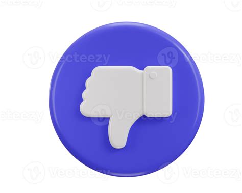 Dislike Icon 3d Rendering Illustration 44764396 Png