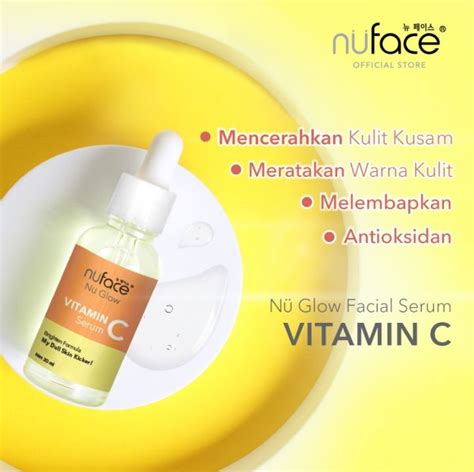 Nuface Nu Glow Vitamin C Serum 20 Ml Lazada Indonesia