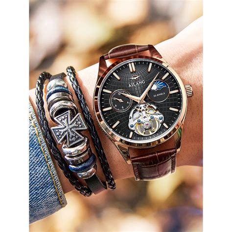 New AILANG Watch Men S Mechanical Watch Automatic Waterproof Large Dial