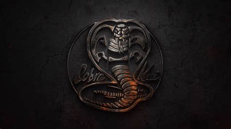 Cobra Kai Logo Wallpaper Cobra Kai Wallpaper 43768657 Fanpop