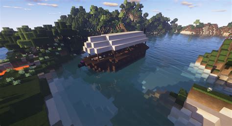 Survival Barge Boat Minecraft Map