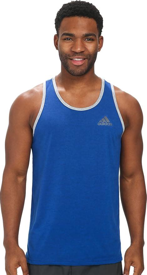 Adidas Performance Mens Ultimate Tank Top Blue Small At Amazon Mens