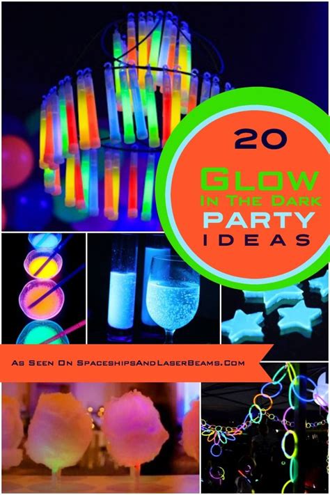 Glow In The Dark Party Ideas Spaceships And Laser Beams Dark Party