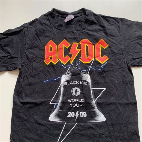 Vintage Vintage Y2k Ac Dc Band Music T Shirt Faded Black 90s Grailed