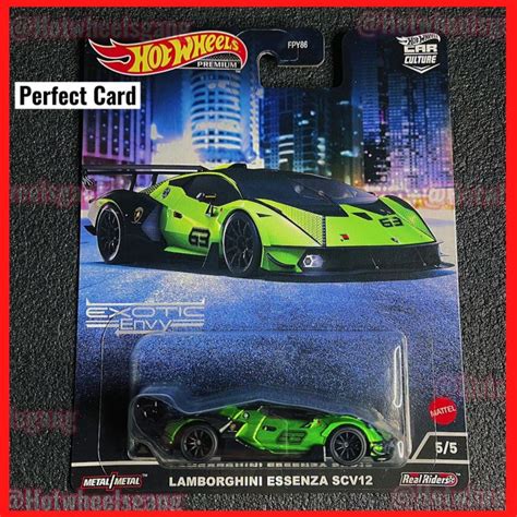 Hot Wheel Lamborghini Essenza Scv Premium Car Collection Series Exotic Envy New Casting