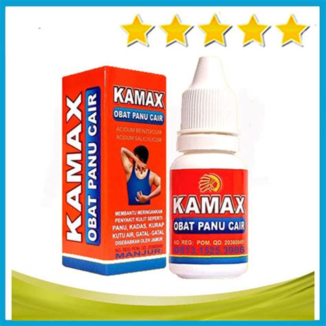 Kamax 10 Ml Obat Panukadaskurap Kutu Air Cair Kamax Tempur Panu