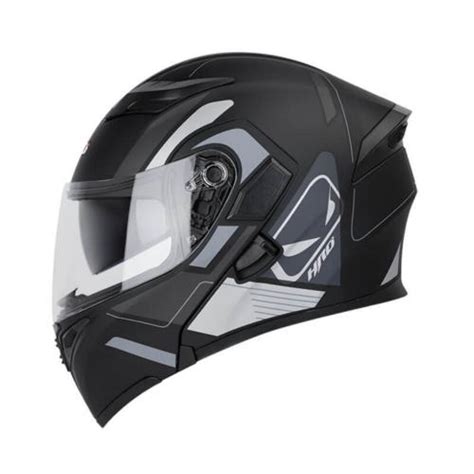 Hro Casco Abatible Ark Gris Negro Precio Guatemala Kemik