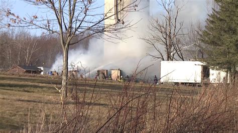 Barn Catches Fire In Jefferson Township Wnep