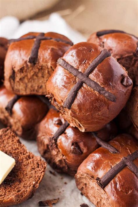 Chocolate Hot Cross Buns Recipe Sugar Salt Magic