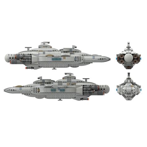 Mon Calamari Mc80 Home One Type Star Cruiser Star Wars Moc 44432 With