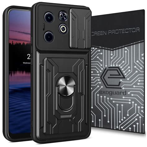 Купить КОЛЬЦО КРЫШКИ ARMOR CASE СТЕКЛО для INFINIX HOT 40i SMART 8 отзывы фото и
