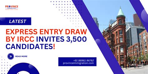 Latest Express Entry Draw By Ircc Invites 3 500 Candidates Province Immigration Pvt Ltd