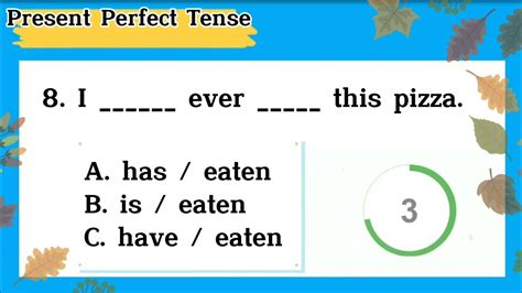 Latihan Soal Present Perfect Tense Grammar Test Youtube