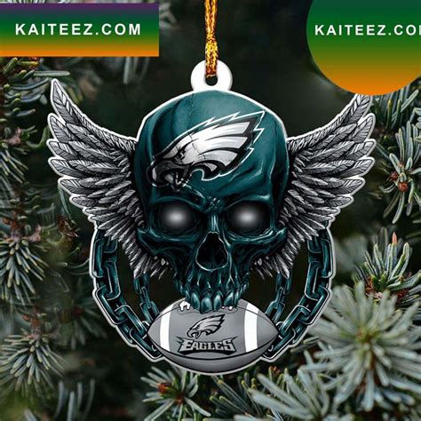 Nfl Philadelphia Eagles Xmas Ornament Kaiteez