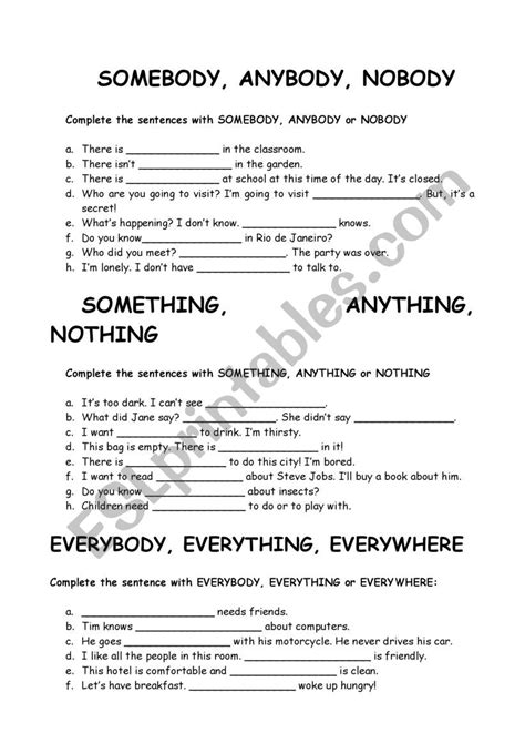 Compounds Esl Worksheet By Apcarla