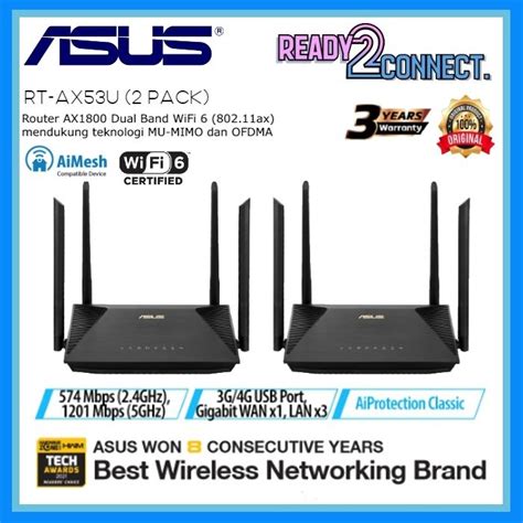 Jual Asus Rt Ax U Pack Ax Router Dual Band Wifi Ax