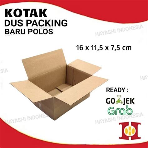 Jual Kardus Packing Box Kotak Dus Karton Bungkus Kemasan Baru Polos Di