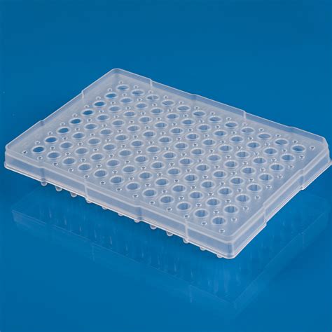 Color Nature Semi Skirted 0 2mL 96 Well PCR Plate With Raised Side