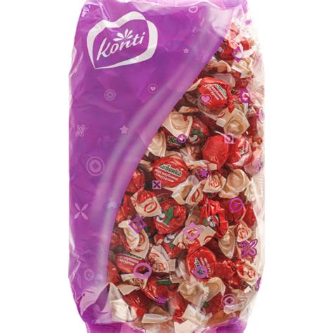 Конфеты желейные неглазированные «Konti» Живинка, клубника-йогурт, 1 кг ...