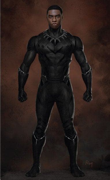 Get A Detailed Look At The ‘Black Panther’ Suit With New Concept Art ...