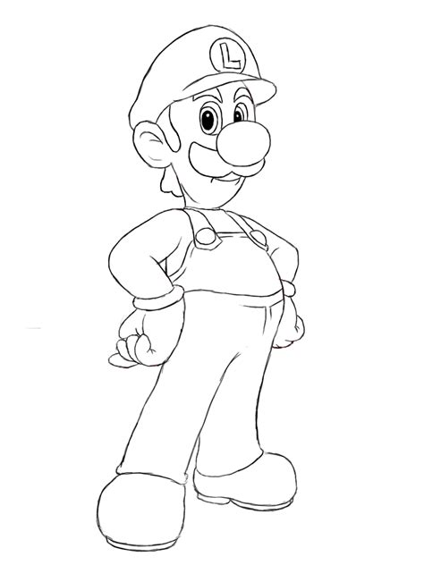 Coloriage Luigi A Imprimer Gratuit The Best Porn Website