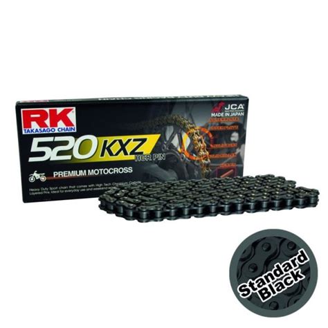 Rk Chains Kxz X Heavy Duty Black Motocross Chain Gear