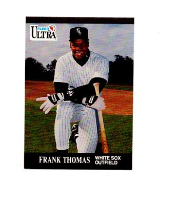 Frank Thomas 85 1991 Fleer Ultra 2nd Year Card Chicago White Sox