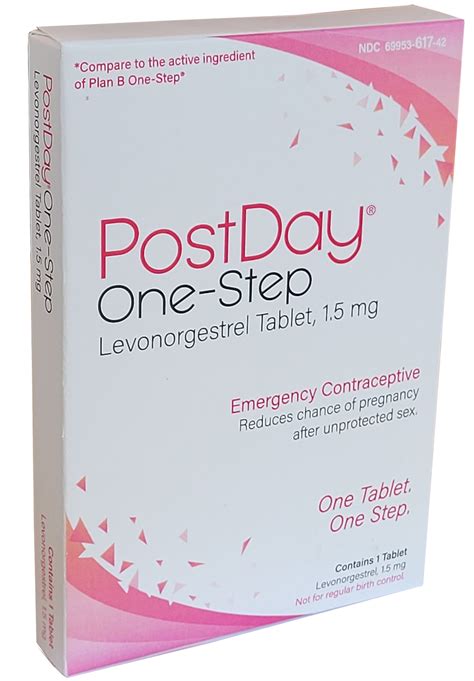 PostDay One Step Morning After Pill Emergency Contraceptive