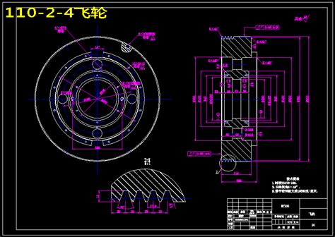 Je25 110开式双点压力机传动系统的设计【包含cad图纸说明书】autocad 2007模型图纸下载 懒石网