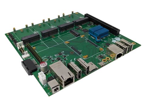 Raspberry Pi Cm4 Cluster Mini Itx Board Support Up To Cm4 Storage