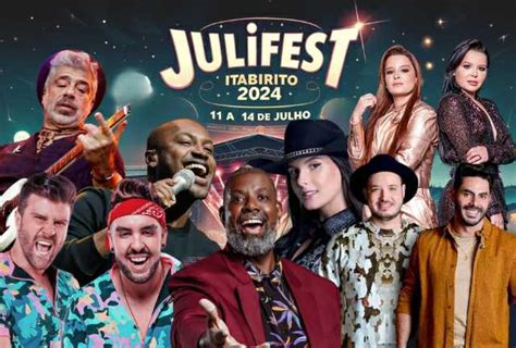 Julifest Itabirito Confira Datas E Hor Rios De Todos Os Shows