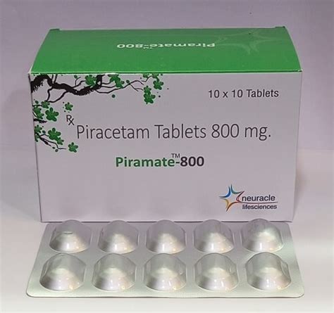 Piracetam Mg Tablets Manufacturer And Supplier In India