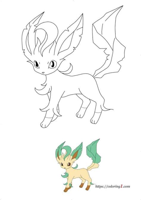 Pokemon Eevee Evolutions Flareon Coloring Pages Free Coloring