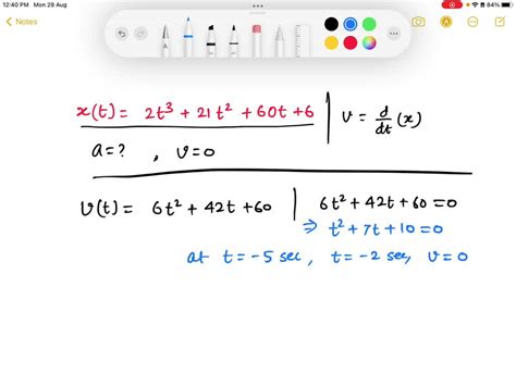 Solved The Displacement Of A Particle Undergoing Rectilinear Motion