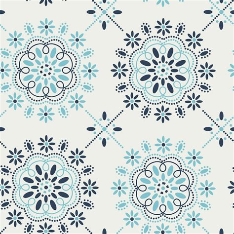 Blue and white kitchen tile wallpaper | Happywall