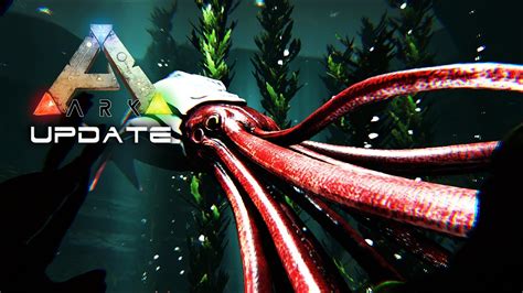 ARK UPDATE 253 Tusoteuthis GIANT SQUID TAMMING Underwater Cave