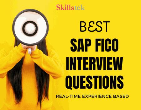 Best Sap Fico Interview Questions Real Time Based Skillstek