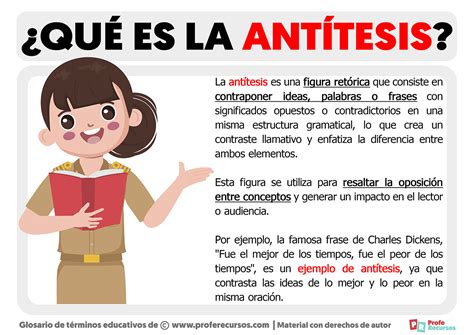 Que Es Antitesis Su Definicion Concepto Y Significado