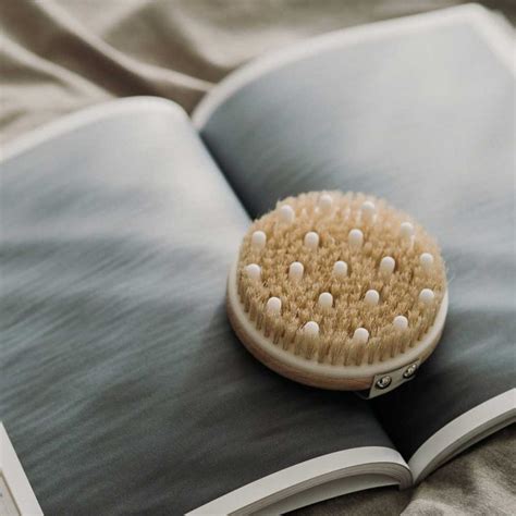 Hydrea London Combination Detox Body Brush Natural Bristle The