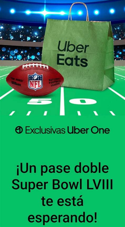 Promo Uber Eats Y NFL Gana Viaje Al Super Bowl LVIII Ganapromo