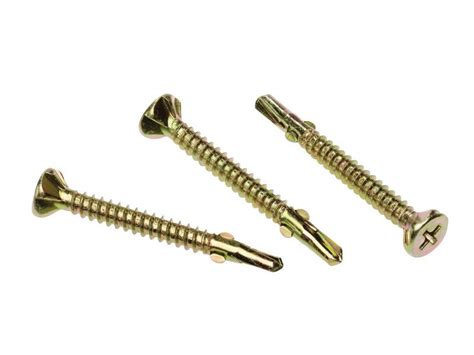 Wing Tip Self Drilling Screw Csk Rib Hd Zinc Yellow