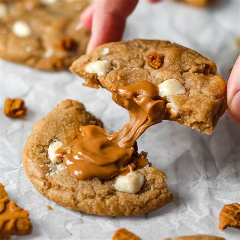 Vegan Biscoff Stuffed Cookies Project Vegan Baking