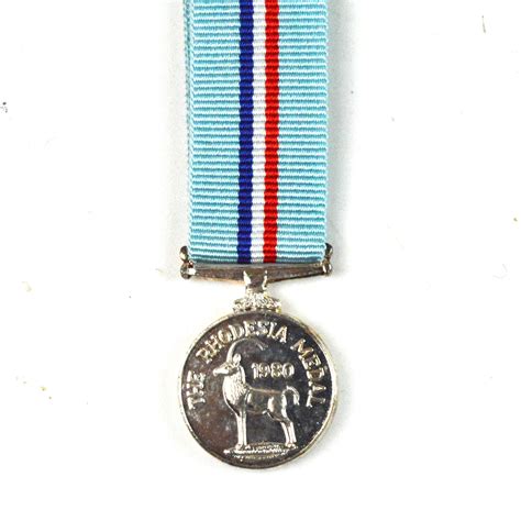 Rhodesia 1980 Medal Miniature Jeremy Tenniswood Militaria